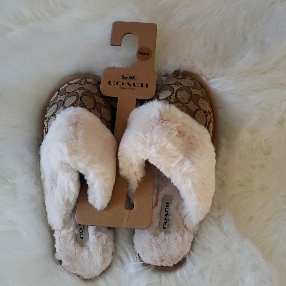 Coach slipper